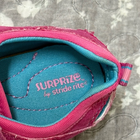 Stride Rite Pink and Teal Kids Sandals - Picture 4 of 9